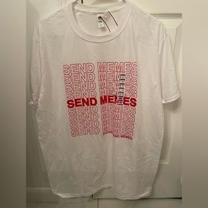 Send Memes Graphic Tee | Large | New